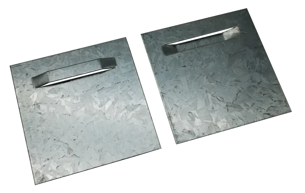Spiegelblech unbeschichtet mit Sicke 100x100*0,9 mm Netto-Sonderpreis Spiegelblech unbeschichtet mit Sicke 100x100*0,9 mm Netto-Sonderpreis