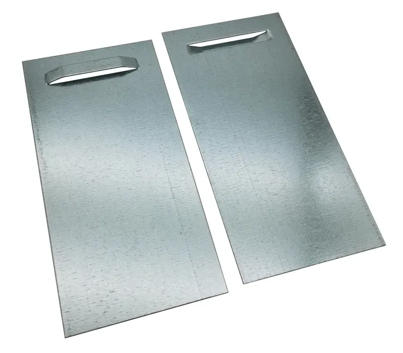 Spiegelblech unbeschichtet mit Sicke 200x100*0,9 mm