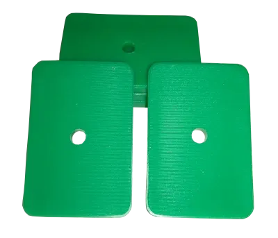 Abstandhalter zur Spiegelmontage 5 mm grün