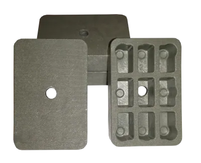 Abstandhalter zur Spiegelmontage 15 mm grau