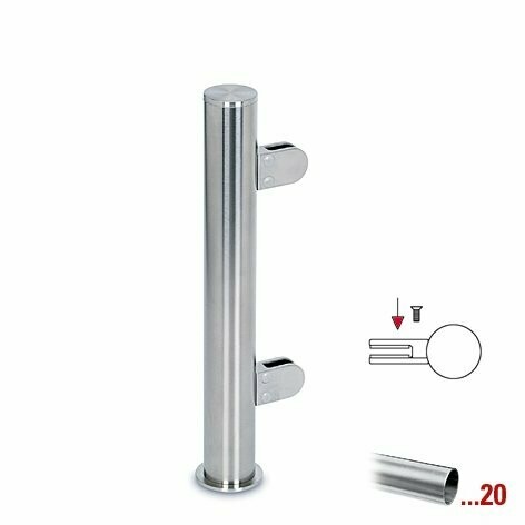 Corona Pfosten 150 rechts, Ø25,4 mm, Höhe 300 mm