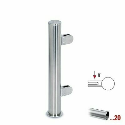 Corona Pfosten 150 rechts, Ø38,1 mm, Höhe 300 mm