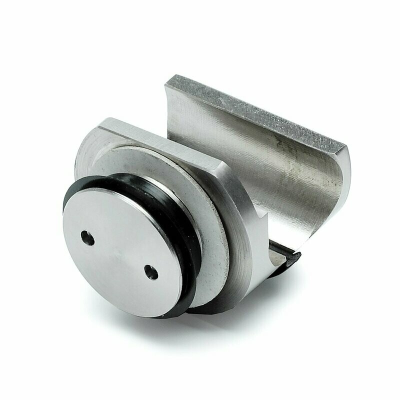 Laufrohrhalter für Glasmontage Edelstahl Design