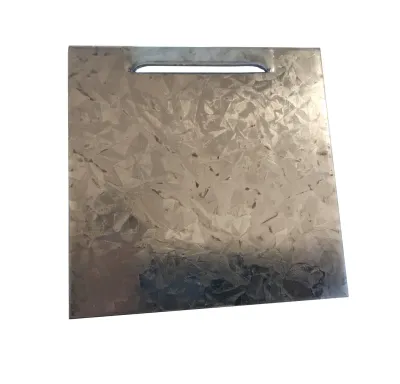 Spiegelblech Magnethaftblech unbeschichtet mit Kieme 100x100x2 mm NETTO SONDERPREIS
