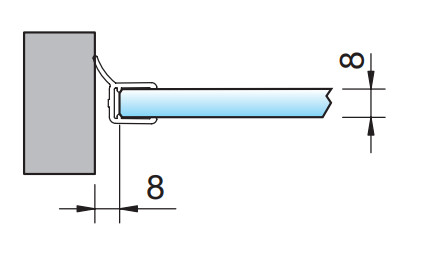 DP253 Wasserabweiserprofil