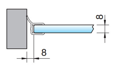 DP253 Wasserabweiserprofil
