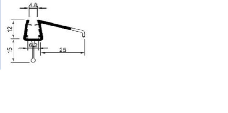 DP250 Eckanschlagprofil 90°