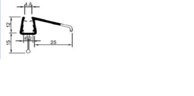 DP250 Eckanschlagprofil 90°