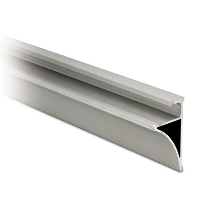 Profi Bord Glasplatten-Halteprofil Edelstahl-Design AUSLAUFARTIKEL