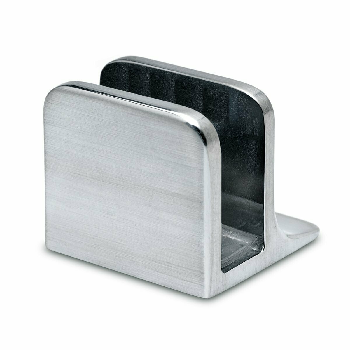 BT 2033 Glasplattenträger 30x30 mm mit Stütze