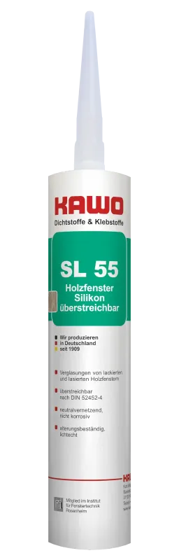 KAWO SL 55 Holzfenster Silikon überstreichbar 310 ml Netto-Sonderpreis KAWO SL 55 Holzfenster Silikon überstreichbar 310 ml Netto-Sonderpreis