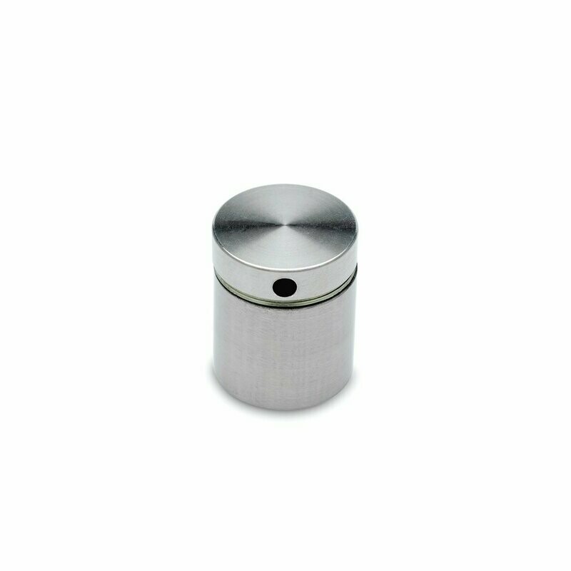 Glashalter 754 Ø 20 mm, Länge 20 mm Edelstahl-Design