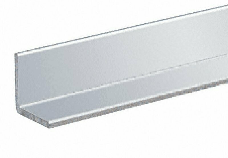 L Profil 25,4x25,4 mm Hochglanzeloxiert