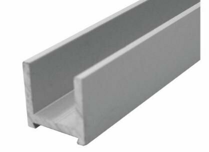 U Profil 15x15x15 mm Hochglanz Eloxiert