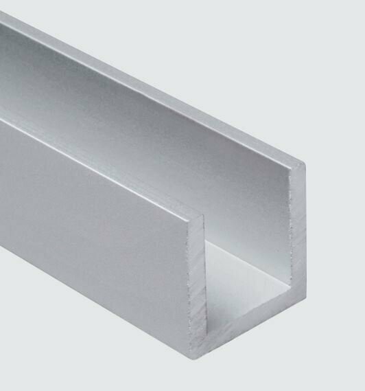 U Profil 15x15x15 mm Edelstahl poliert