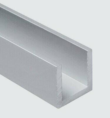 U Profil 15x15x15 mm Edelstahl poliert
