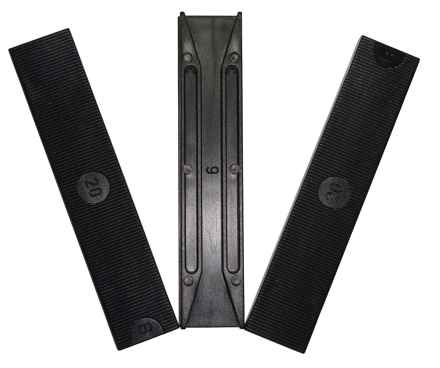 Klotzbrücken Kunststoff 100x20x6 mm Klotzbrücken Kunststoff 100x20x6 mm