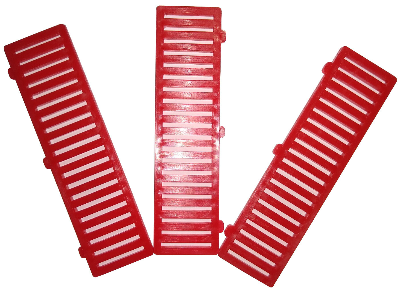 Gitterklötze ELLO 98x28x3 mm rot Gitterklötze ELLO 98x28x3 mm rot