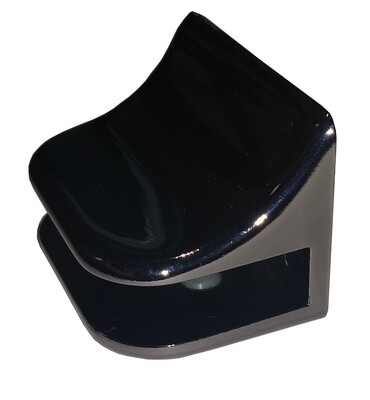 BT 2050 Glasplattenträger 50x35 mm Halbrund mit Stütze Zink Aranja