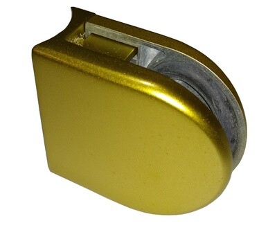 Klemme 4336 Rundrohr goldfarben matt lackiert Klemme 4336 Rundrohr goldfarben matt lackiert