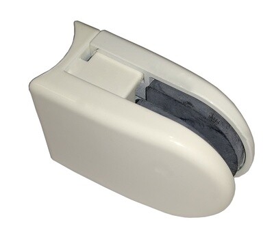Klemme 4346 Rundrohr weiss pulverbeschichtet Klemme 4346 Rundrohr weiss pulverbeschichtet