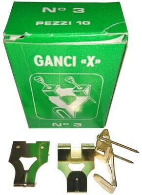 Wandhaken GANCI "X"  No 3 X-Wandhaken