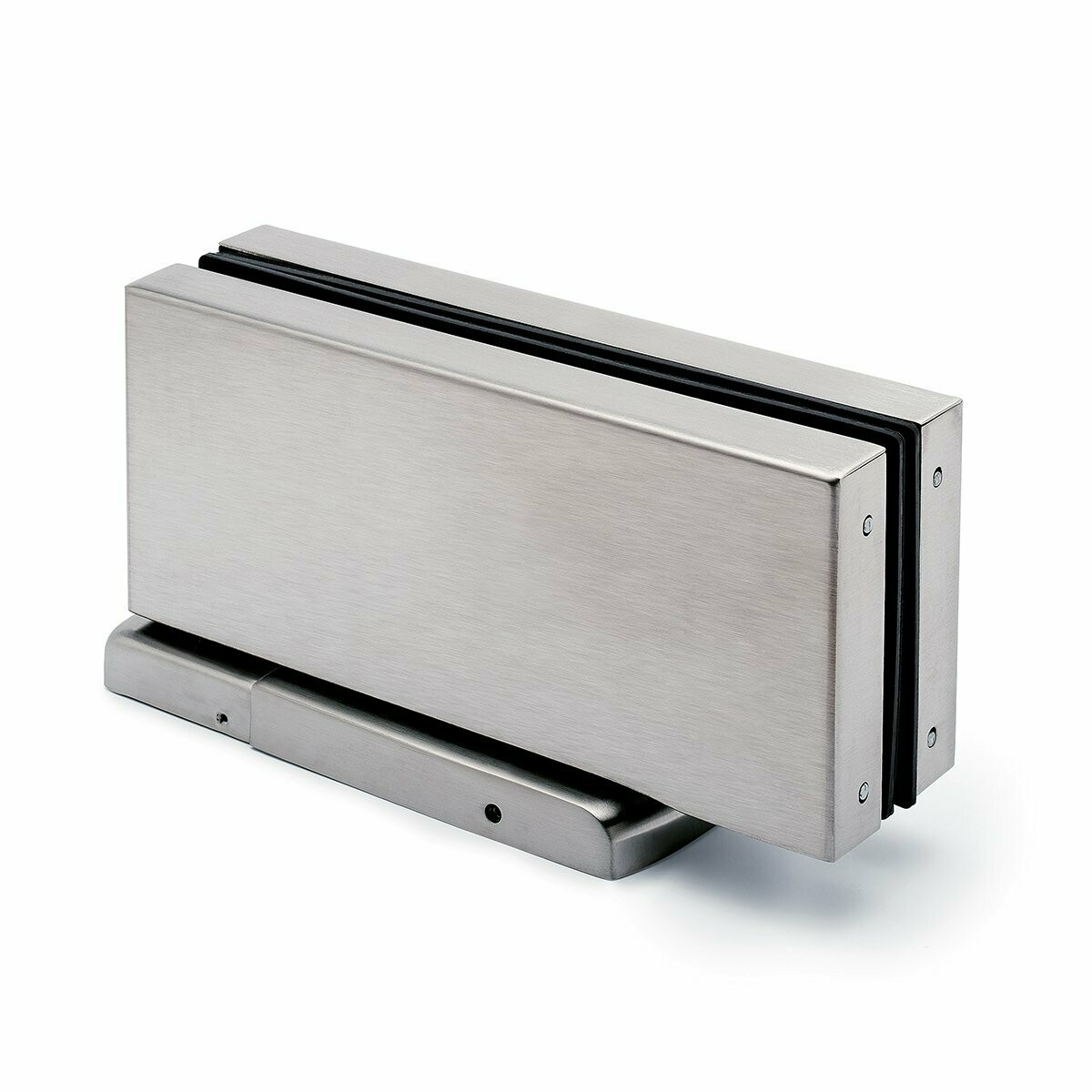 Hydraulischer Eckbeschlag Edelstahl-Design