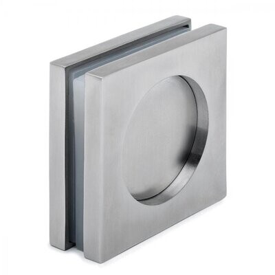Griffmuschel quadratisch 65 mm Edelstahl Design NETTO-SONDERPREIS