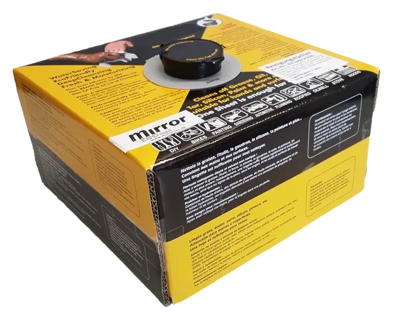 Ridof Wipes RW3636 - Reinigungstücher für Hände und Werkzeug. Entfernen Silikon, Kitt, Teer, Farbe,…