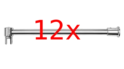 Stabistangen Set 6020b Länge 1250 mm 90° im 12er Pack NETTO-SONDERPREIS Stabistangen Set 6020b Länge 1250 mm 90° im 12er Pack NETTO-SONDERPREIS