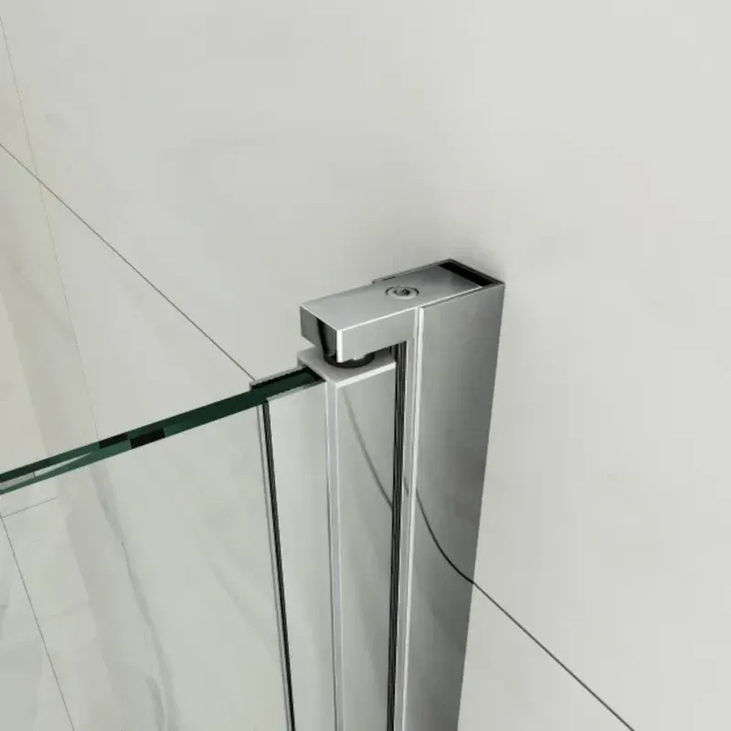 Drehtürprofil 0901 für Glasduschen – Glas Wand Chrom Design Drehtürprofil 0901 für Glasduschen – Glas Wand Chrom Design