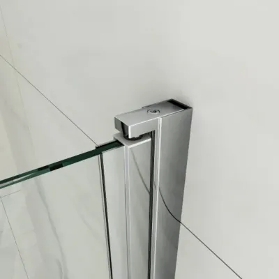 Drehtürprofil 0901 für Glasduschen – Glas Wand Chrom Design Drehtürprofil 0901 für Glasduschen – Glas Wand Chrom Design