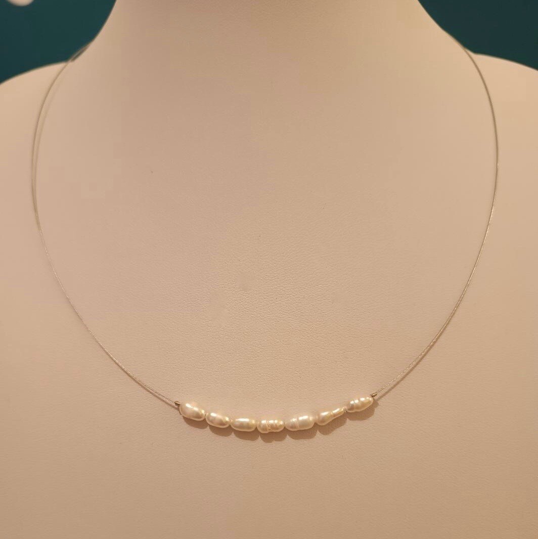 Colier Vadis din perle de cultura (4x6mm)