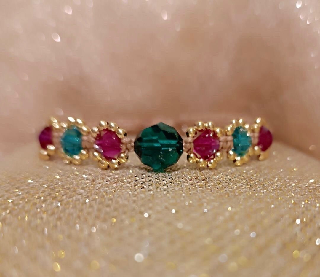 Bratara din 7 cristale Swarovski