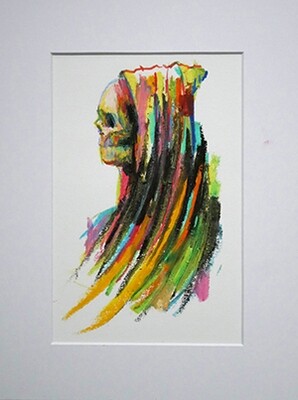 Reaper Multi colour Oil Pastel Study