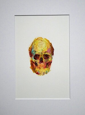 Skull 2 Oil Pastel Study