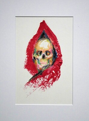 Red Reaper Oil Pastel Study