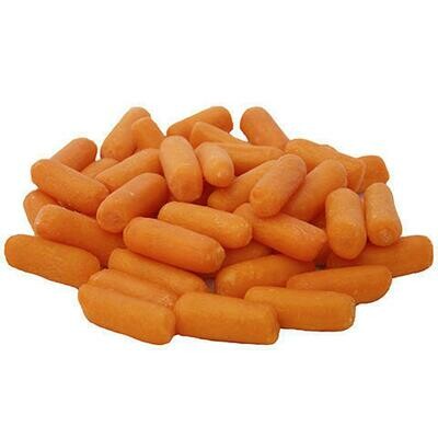 1 lb Bag of Baby Carrots peeled