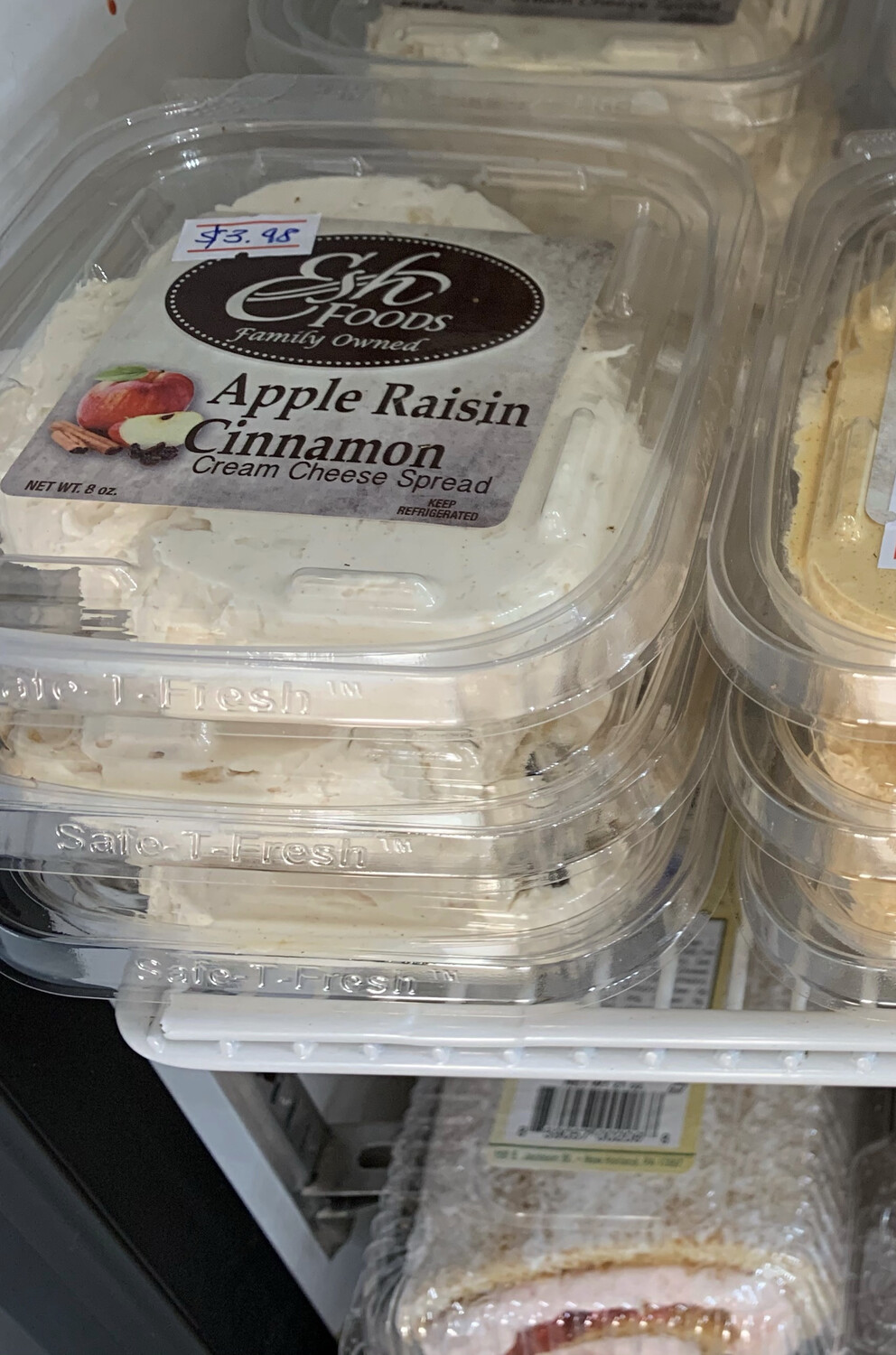 Apple Raisin Cinnamon Cream Cheese Spread (8 oz) Apple Raisin Cinnamon Cream Cheese Spread (8 oz)