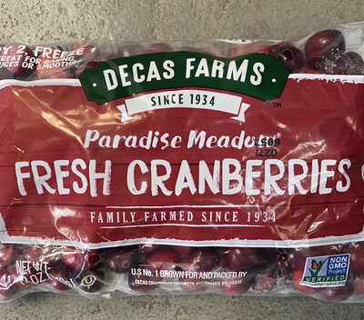 Jersey Cranberries (12oz bag)