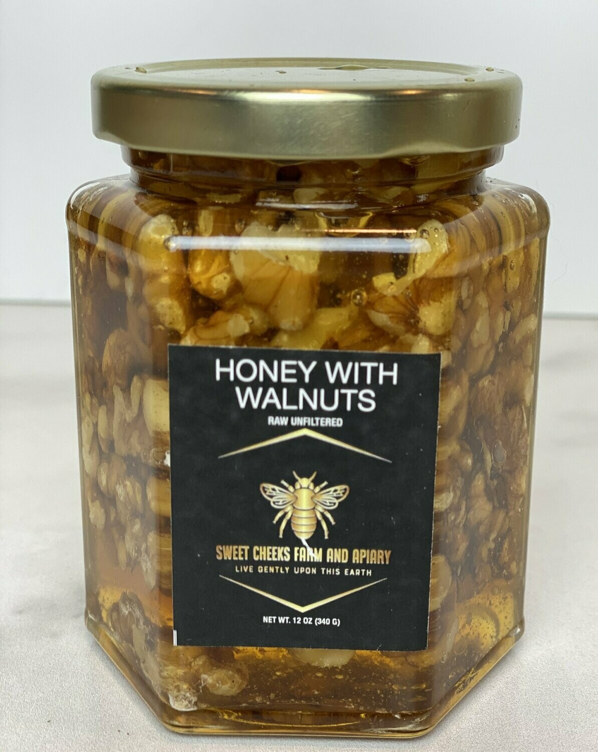 Honey with Walnuts (12 oz.)