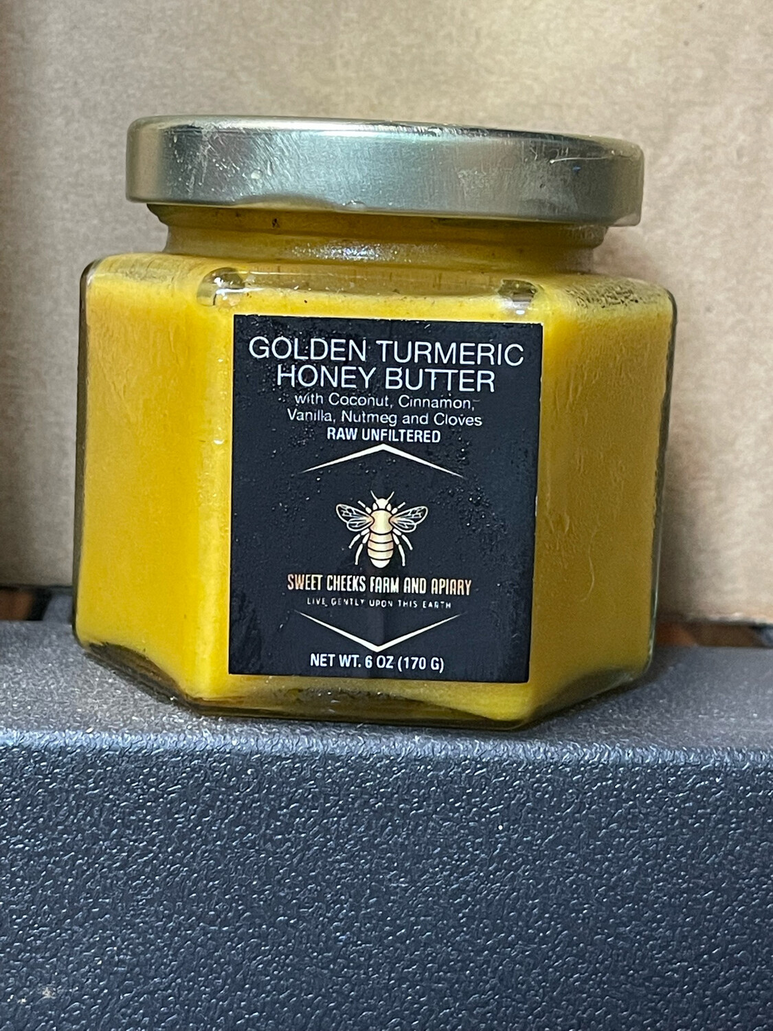 Golden Turmeric Honey Butter (6 oz.)