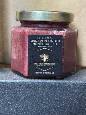 Hibiscus Cinnamon Ginger Honey Butter (6 oz.)