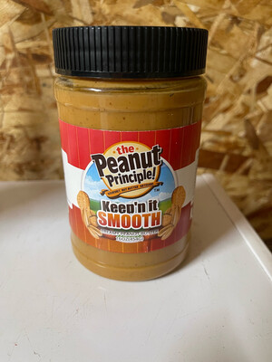 “Keep’N It Smooth” Creamy Gourmet Peanut Butter (16oz)