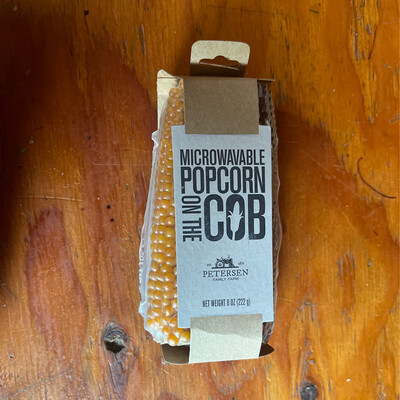 Petersen Family Farm Microwaveable Popcorn On The Cob (8oz)