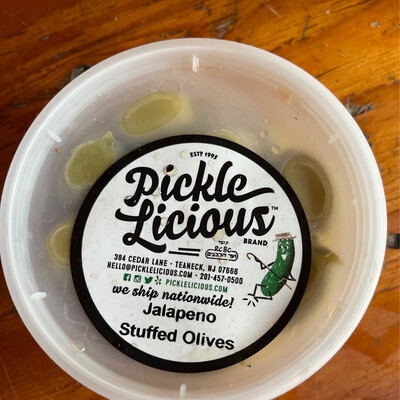 Pickle-Licious Jalapeño Stuffed Olives (1/2pint)