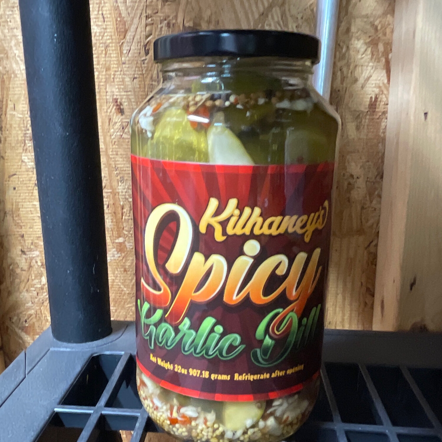 Spicy Garlic Dill Pickles (32oz)