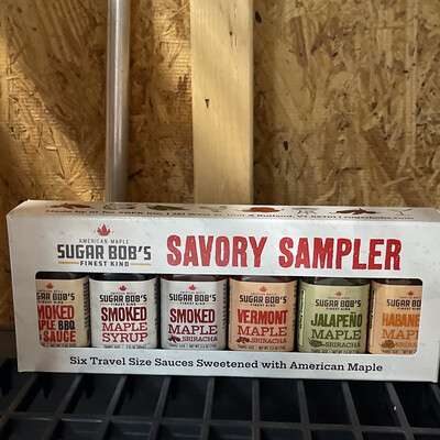 Savory Sampler - Six Travel Size Sauces Sweetened With American Maple