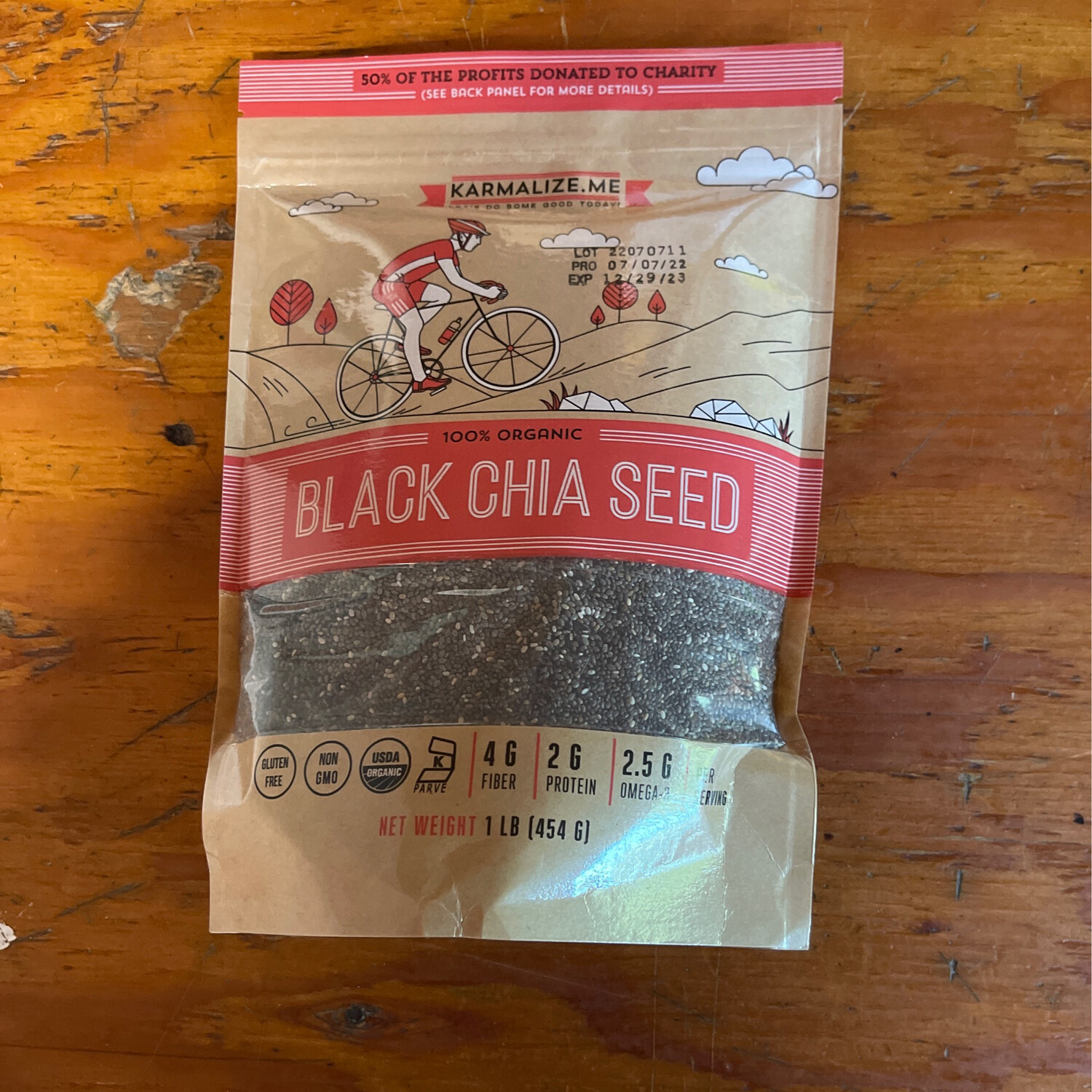 Organic Black Chia Seeds (1lb)