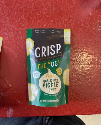 Fresh Garlic Dill “The OG” Pickle Chips Bag (3oz)